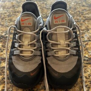 Nike Air Little Kids Child Gray w/Orange Shoes 11C